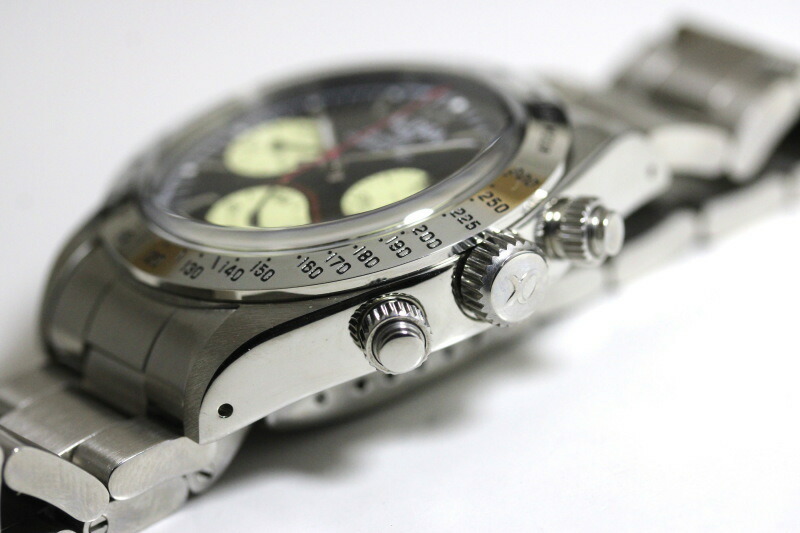 楽天市場】ALPHA アルファ 手巻きクロノグラフ腕時計 エキゾチック