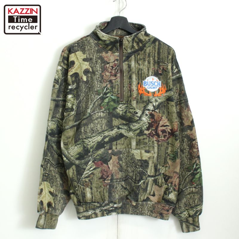 楽天市場】00s カベラス Cabelas リアルツリーカモ ハーフジップ