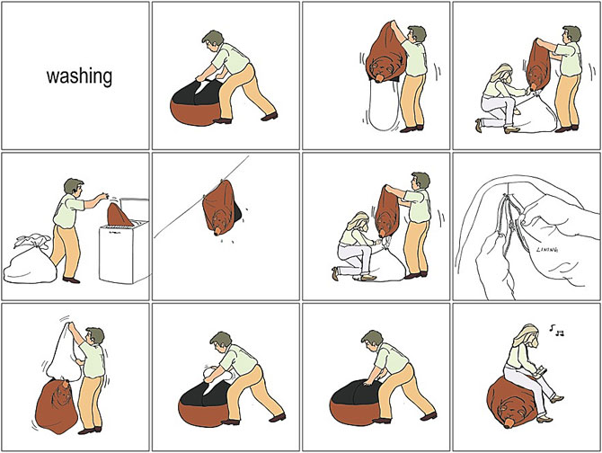 楽天市場】まどろみくまのクッション 小型 Sサイズフロアクッション