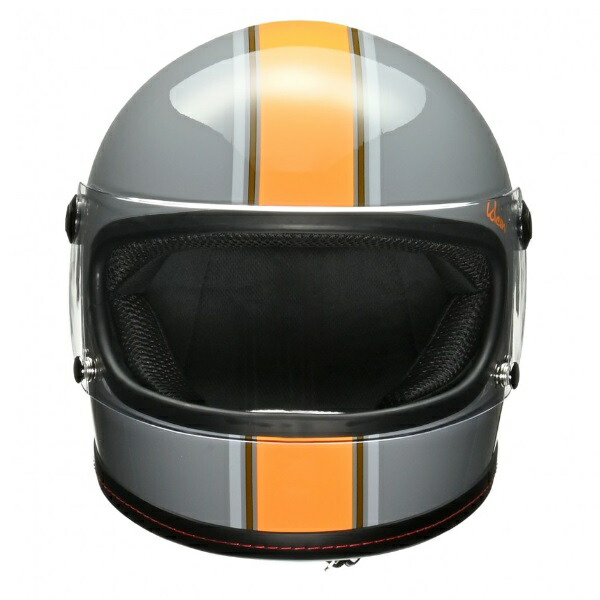 楽天市場】LEAD Klein レトロ フルフェイスヘルメット グレー×オレンジ