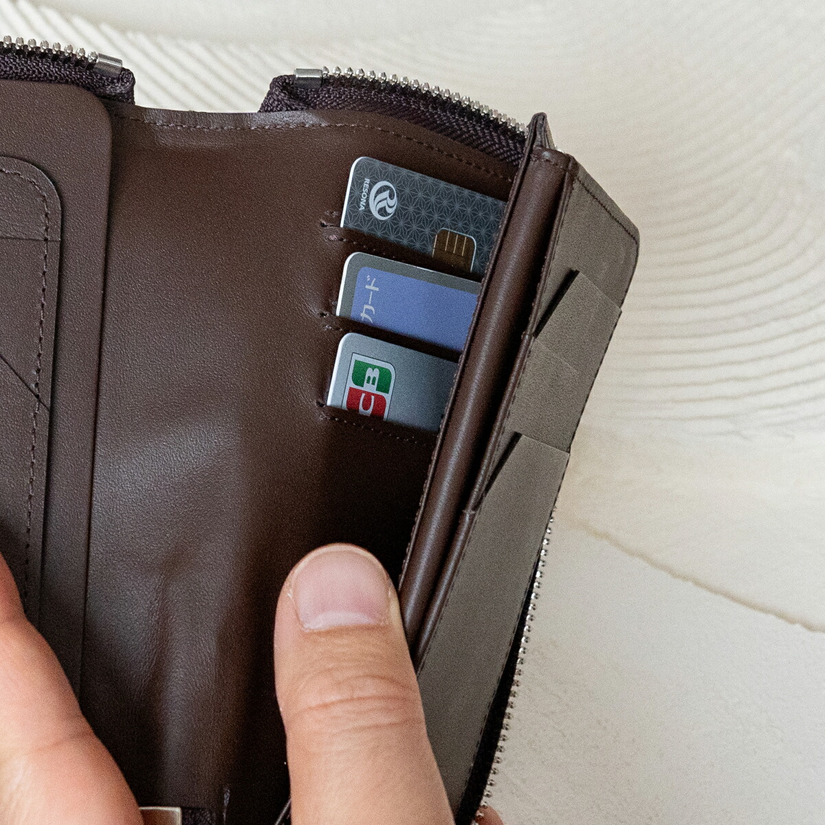 楽天市場】【別注商品】ITTI イッチ 財布 姫路黒桟革 ブラウン