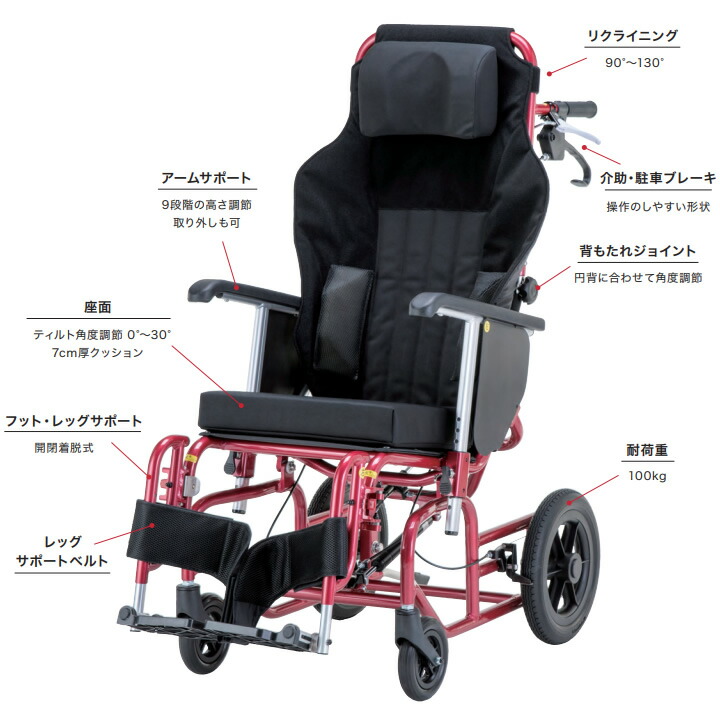 楽天市場】車いす エミーゴIII emigoIII 標準仕様 ティルト