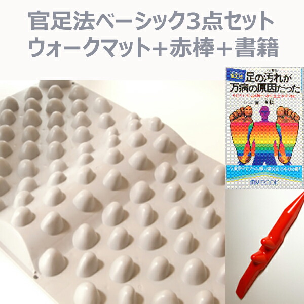 楽天市場】【ウォークマット裏板なし3点セット】官足法1,ウォーク