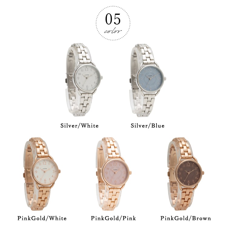 楽天市場】腕時計 レディース ブレスレットウォッチ 5気圧防水 4年電池