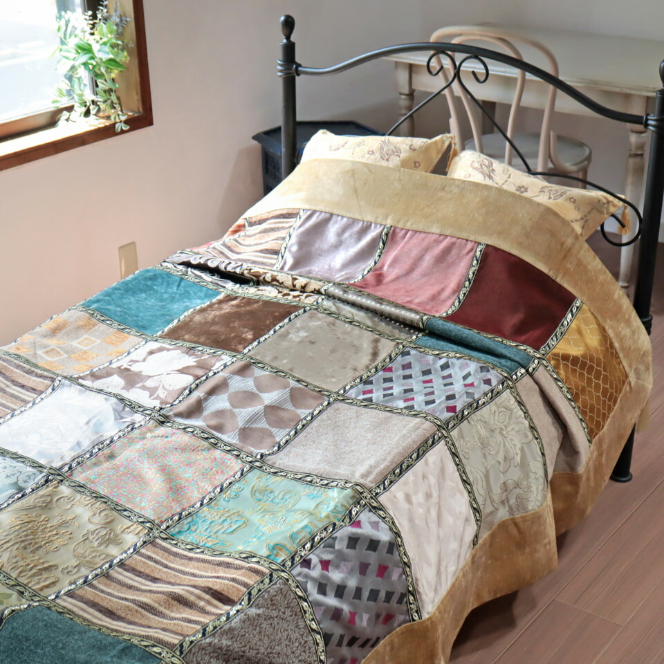 楽天市場】【15%OFFクーポン対象】ベッドカバー ベッドスプレッド