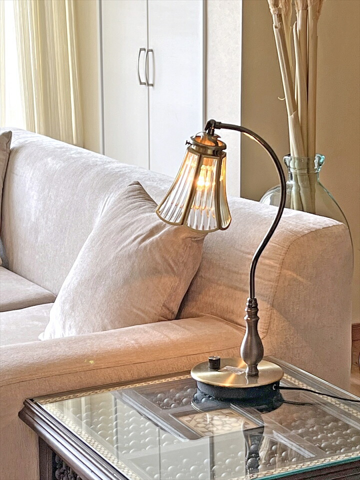 楽天市場】ガラスシェード テーブルランプ CYBELE（キベレ） 高さ46cm