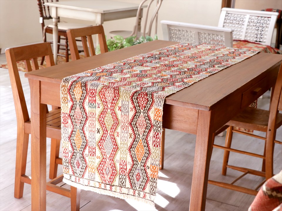 楽天市場】オールドキリム シワス・ジジム228×47cm細長い装飾用ジジム