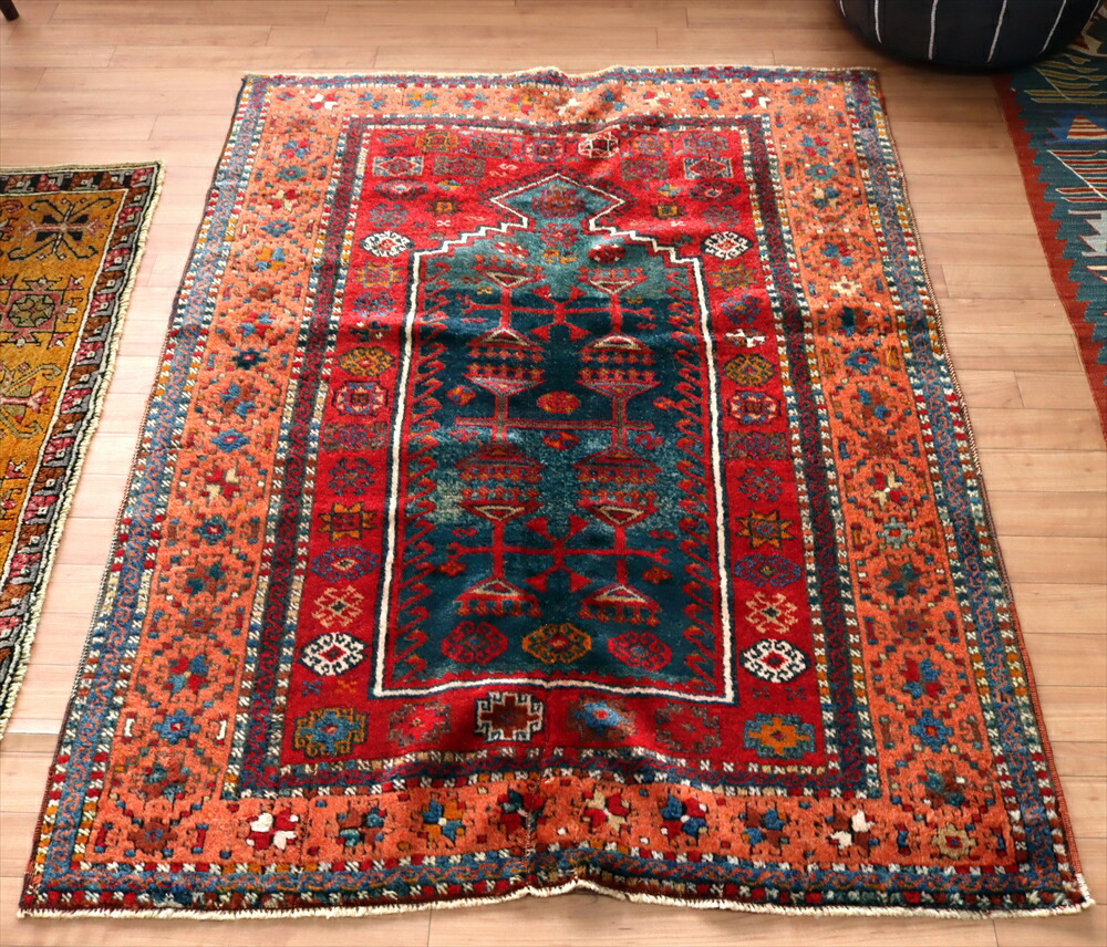 楽天市場】【15%OFFクーポン対象】トルコ絨毯 オールドカーペット154