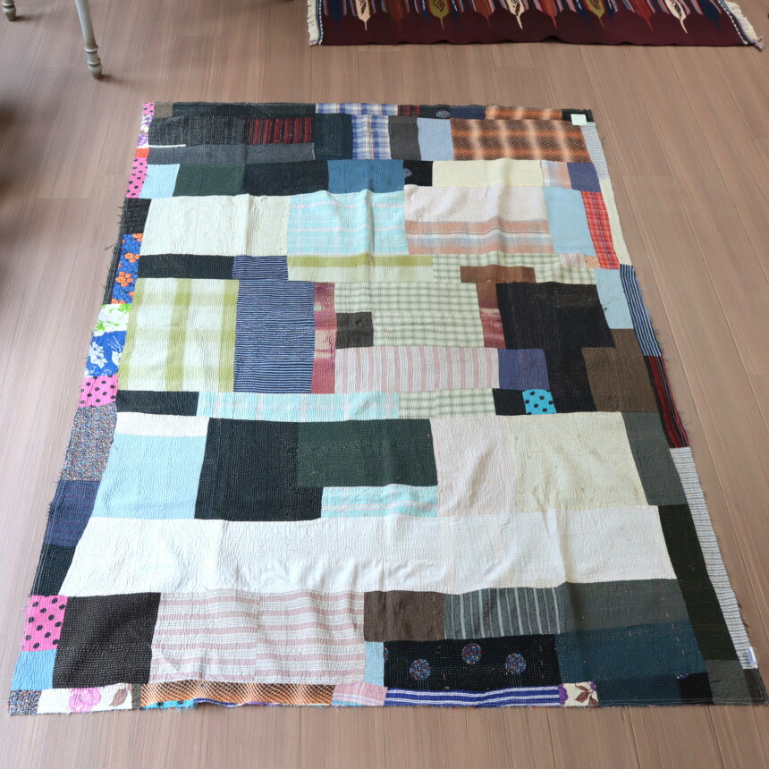 楽天市場】【10%OFFクーポン対象】インド カンタ刺繍 パッチワーク