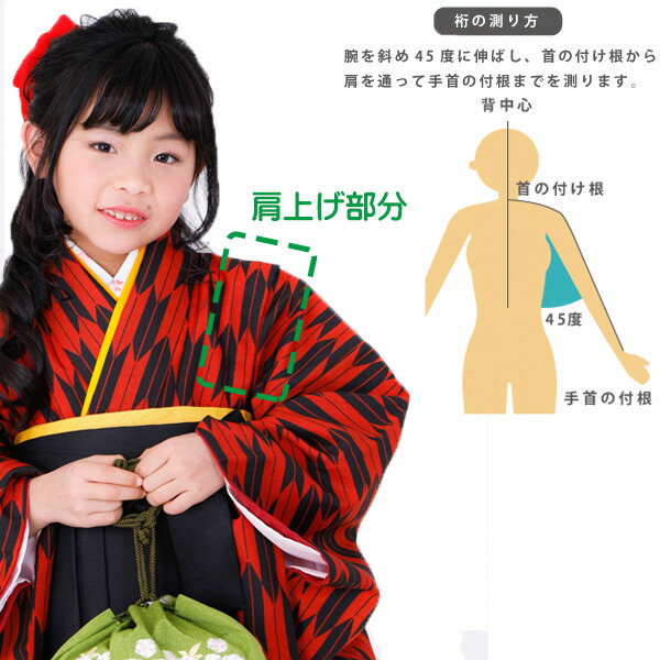 楽天市場】「子供着物加工 肩上げ」 二尺袖 着物 襦袢 羽織 四つ身着物