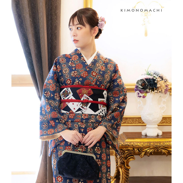 楽天市場】(洗える着物10％OFF 3/12迄)洗える着物 セット「袷着物：丸