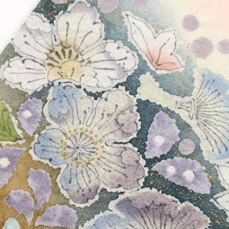 楽天市場】《楽天スーパーSALE》【中古】長尺 訪問着 華やぎの辻が花