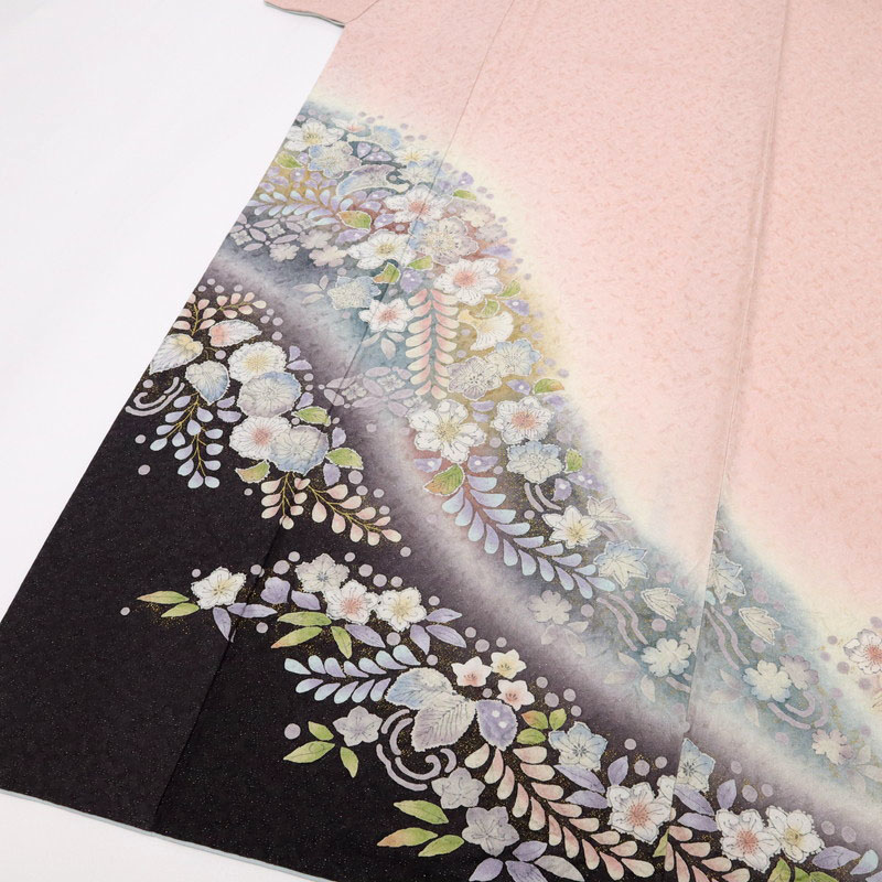 楽天市場】《楽天スーパーSALE》【中古】長尺 訪問着 華やぎの辻が花