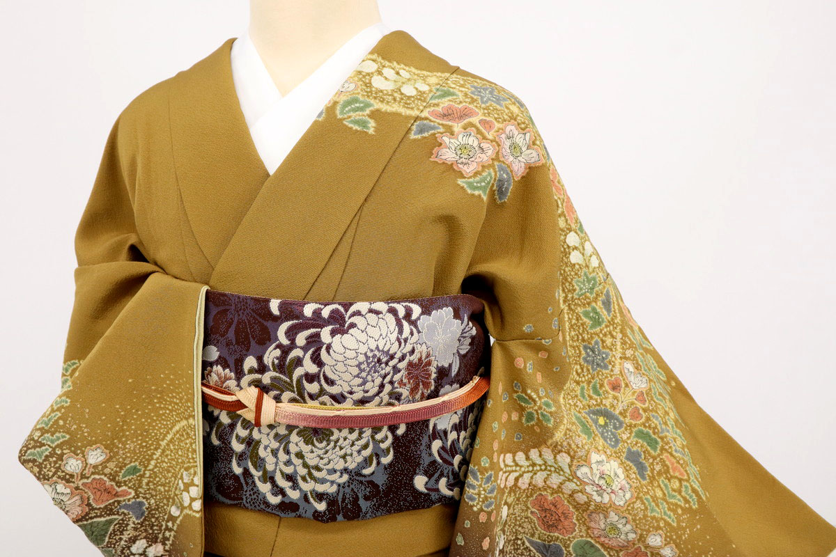 楽天市場】【中古】訪問着『吉野一廉』逸品豪華 一廉辻が花 フォーマル