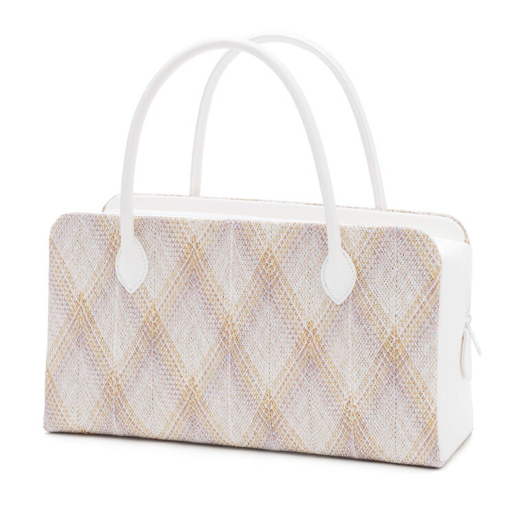 楽天市場】花しおり 和装バッグ 利休バッグ 正絹 ピンク マルチカラー