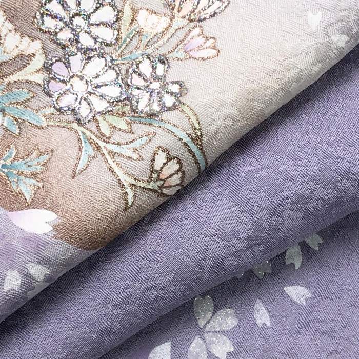 楽天市場】【お得なクーポン配布中】 付下げ 雪輪に美しい桜の花模様