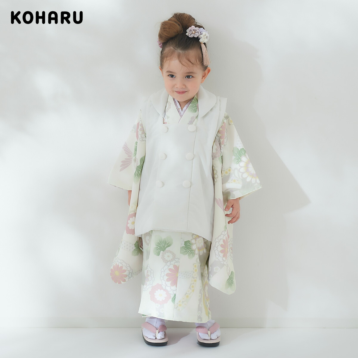 楽天市場】【レンタル】[七五三 着物 3歳 女の子] 三歳 「K239 KOHARU
