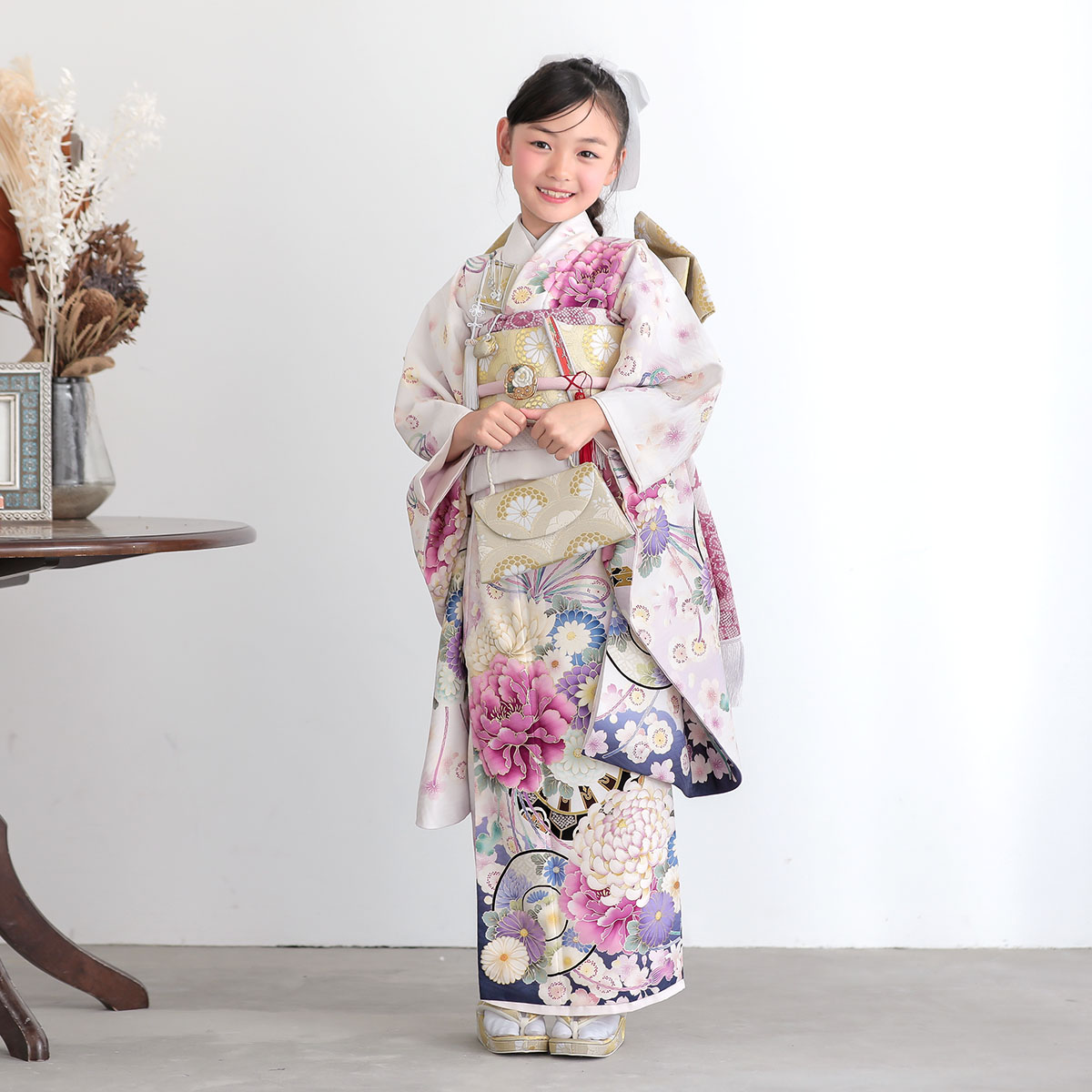 楽天市場】【レンタル】753 七五三 着物 7歳 フルセット 女の子