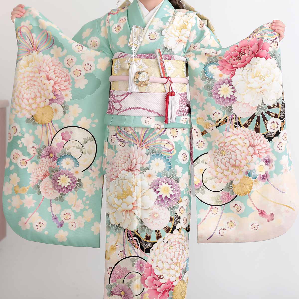 楽天市場】【レンタル】753 七五三 着物 7歳 フルセット 女の子