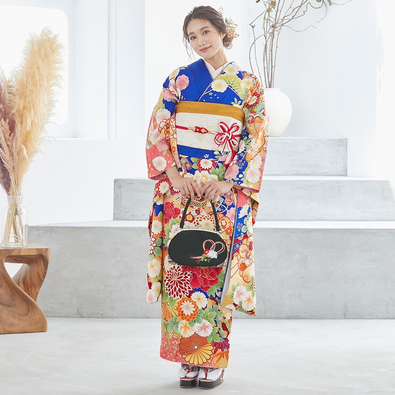 楽天市場】成人式早割クーポン10％オフ【振袖 レンタル】RS1859 正絹