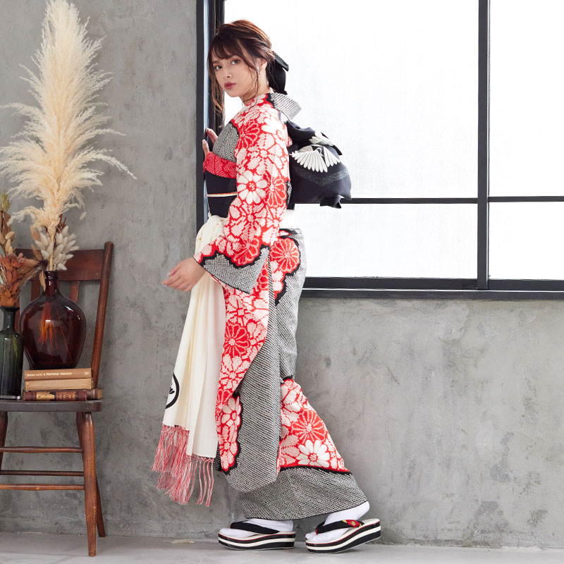 楽天市場】成人式早割クーポン10％オフ【振袖 レンタル】RS1943 正絹