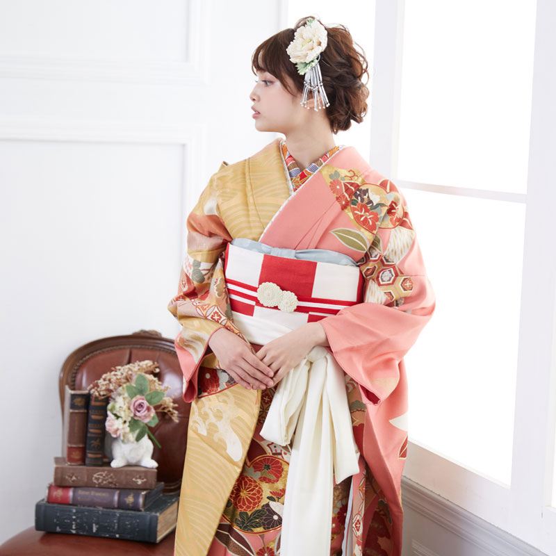 楽天市場】成人式早割クーポン10％オフ【振袖 レンタル】RS879 正絹