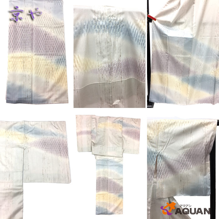 楽天市場】セール 送料無料 京やG037 正絹 赤城紬 訪問着 袷 新潟県