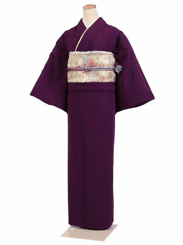 楽天市場】色無地 濃紫の通販