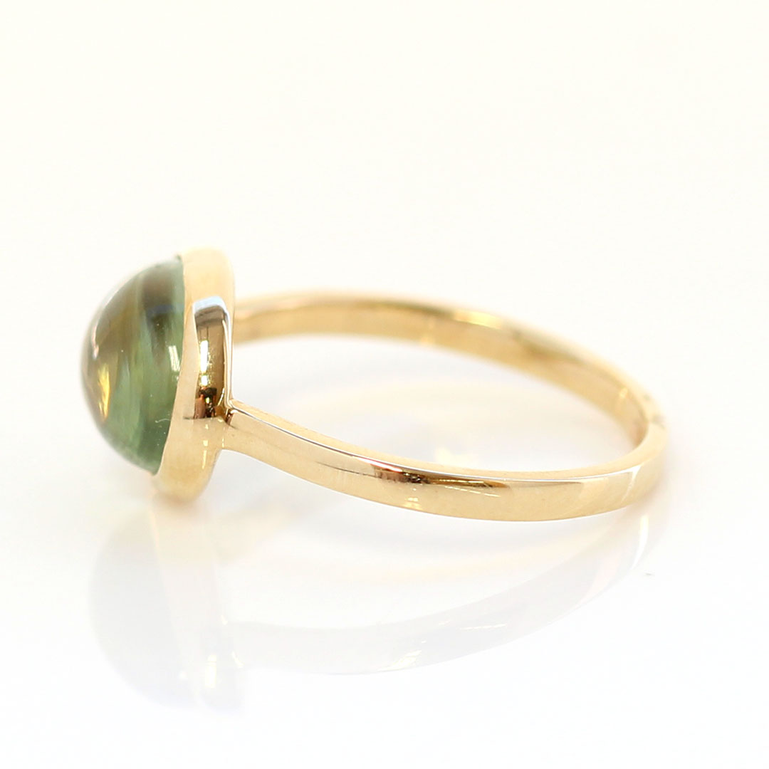 楽天市場】グリーンアメジスト 大粒リング「ハウ」10K 10金 K10