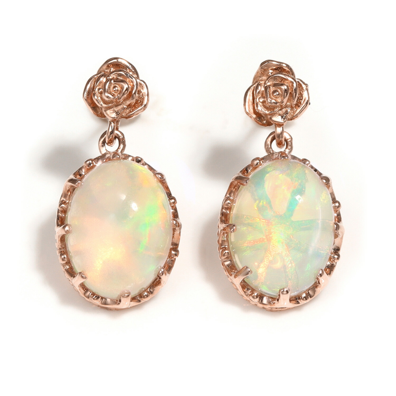 楽天市場】【最短当日出荷】薔薇の花モチーフ エチオピア産オパール