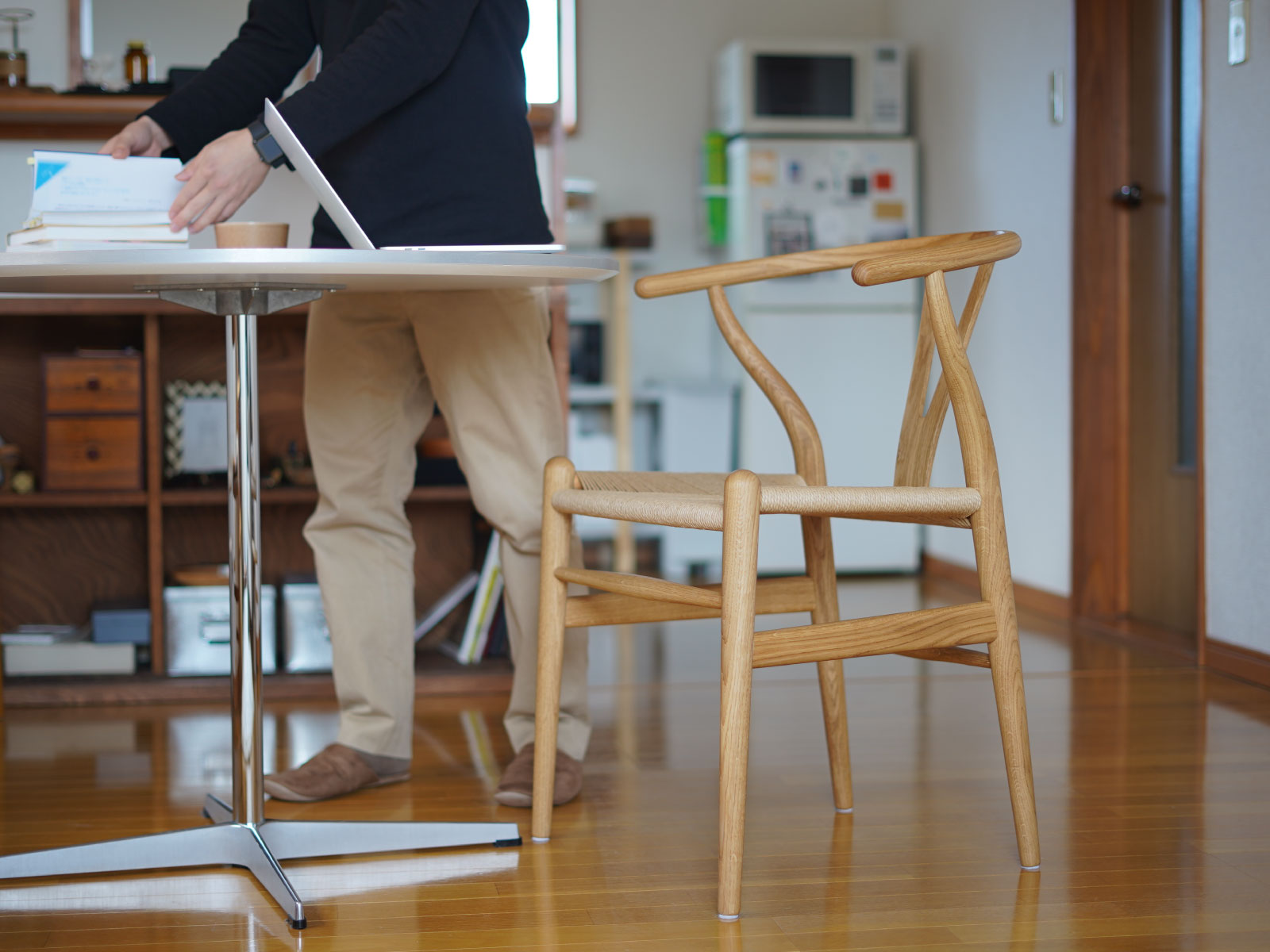 楽天市場】Yチェア CH24 オーク/ソープフィニッシュ 座面高さ45cm CARL