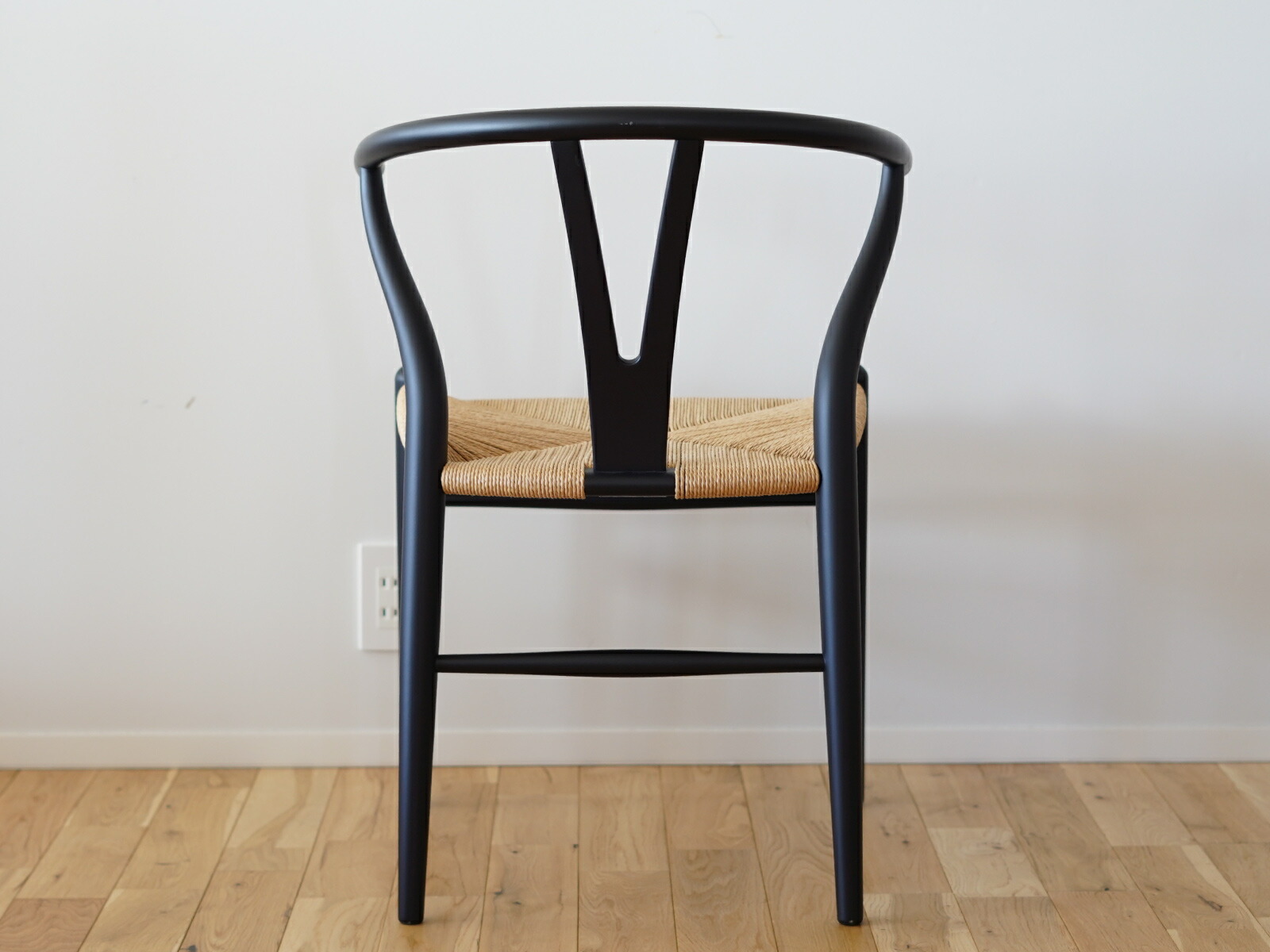 楽天市場】Yチェア ソフト CH24 ビーチ SOFT BLACK マットブラック 座