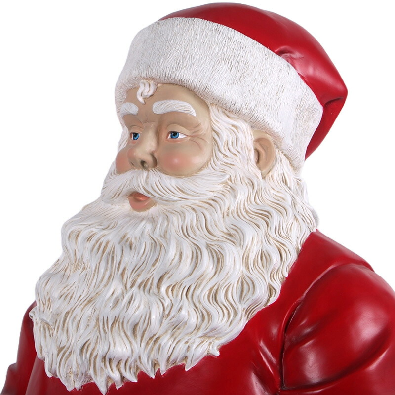 楽天市場】オブジェ トレーを持つサンタクロース インテリア イベント