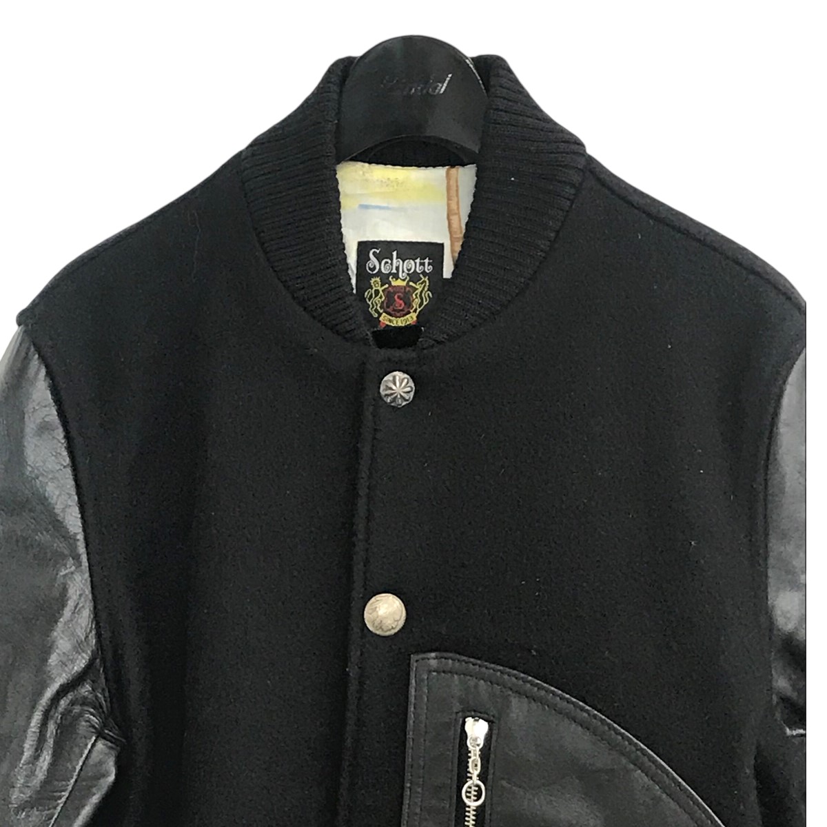 楽天市場】【中古】Ron Herman×Schott「VARSITY」 スタジャン ブラック