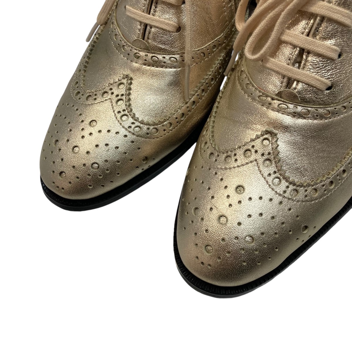 楽天市場】【中古】mabataki美雨レザーシューズ ゴールド サイズ：39