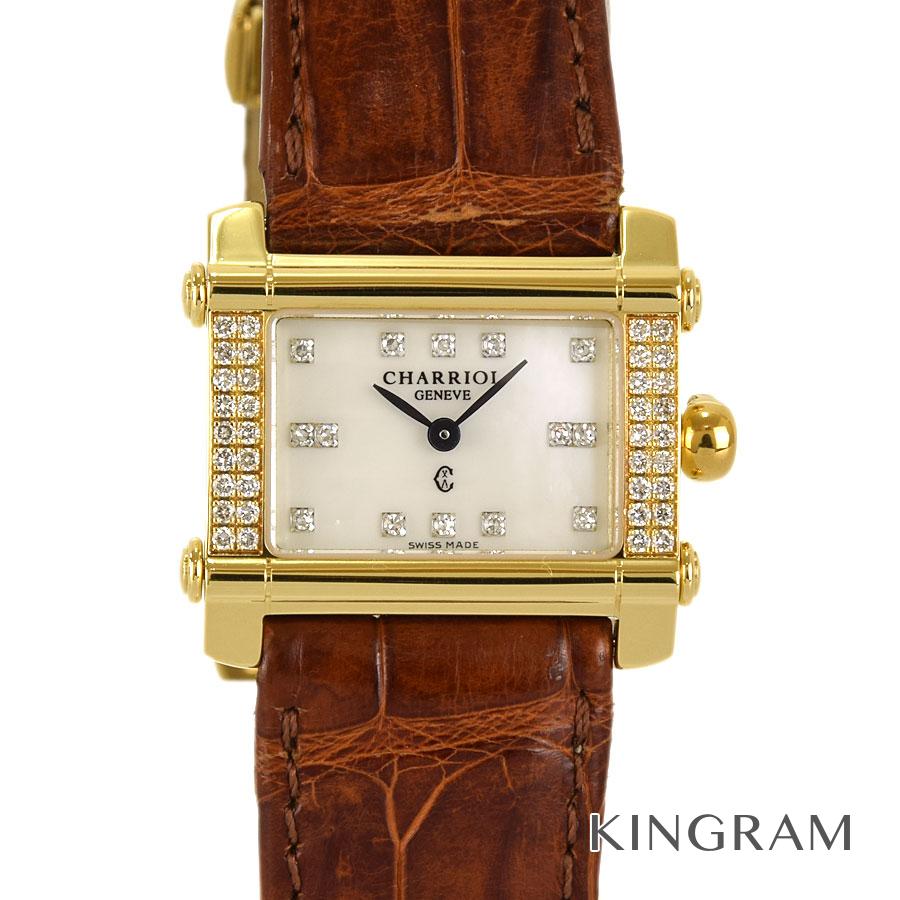 楽天市場】シャリオール CHARRIOL CCHSG ダイヤベゼル シェル文字盤