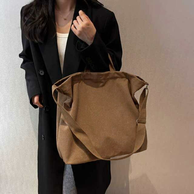 楽天市場】2way ショルダーバッグ キャンバス生地 トート バッグ
