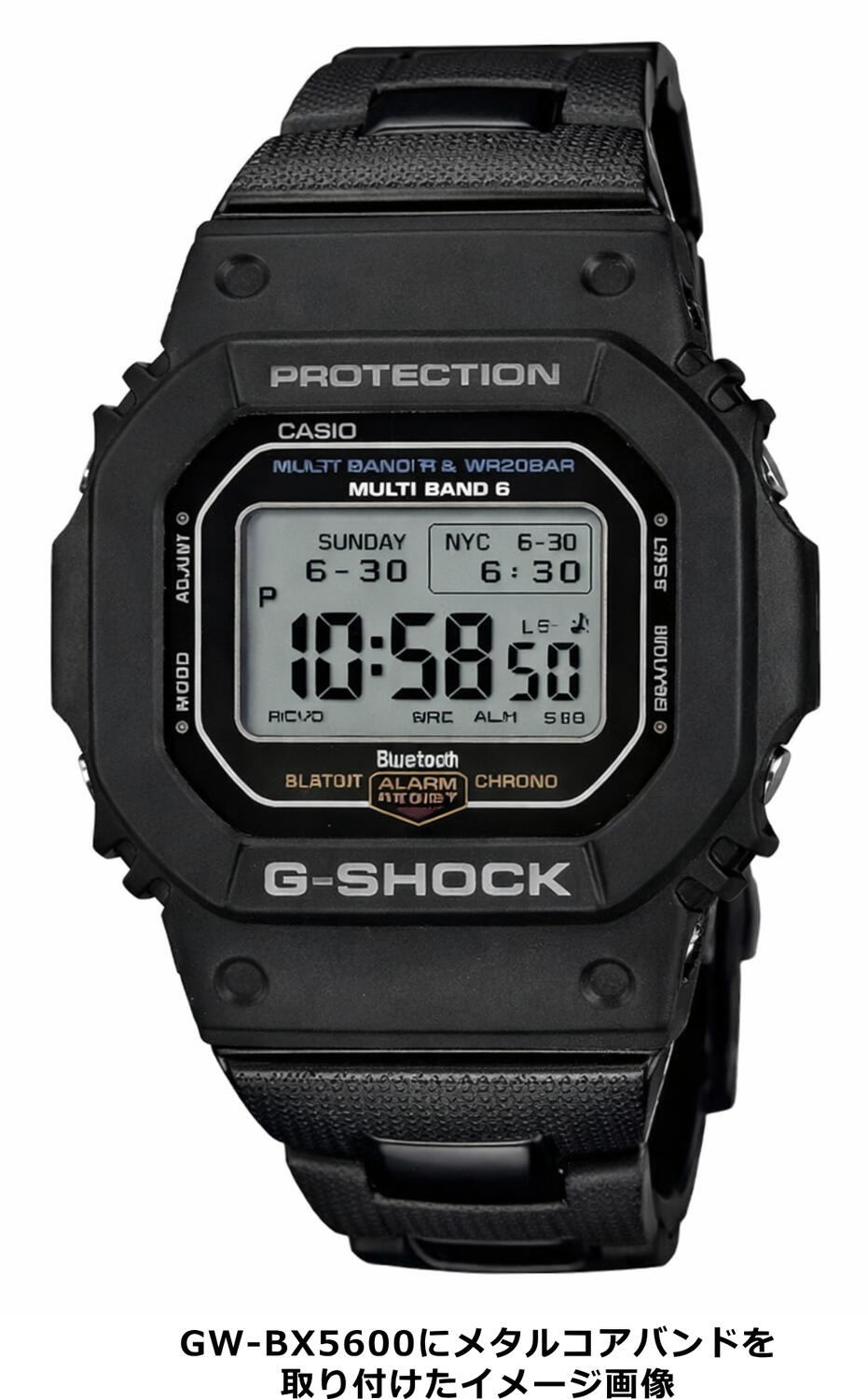 楽天市場】【カシオ製】GW-BX5600用コンポジットバンド（ベルト）＋