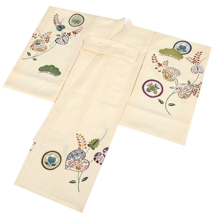 楽天市場】お宮参り 着物 男の子 絹100% 正絹初着 掛け着 産着 モダン