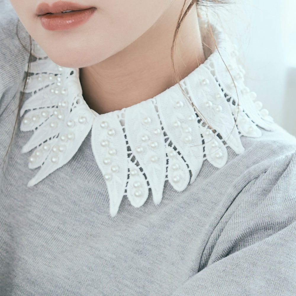 楽天市場】クーポン利用で980円！付け襟《総レースデザイン付け襟 全8