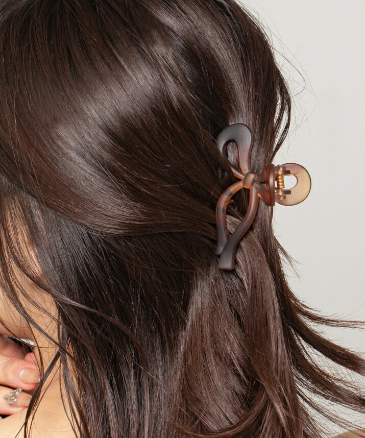 楽天市場】ヘアクリップ《リボンヘアクリップ 全3色》 ヘアクリップ