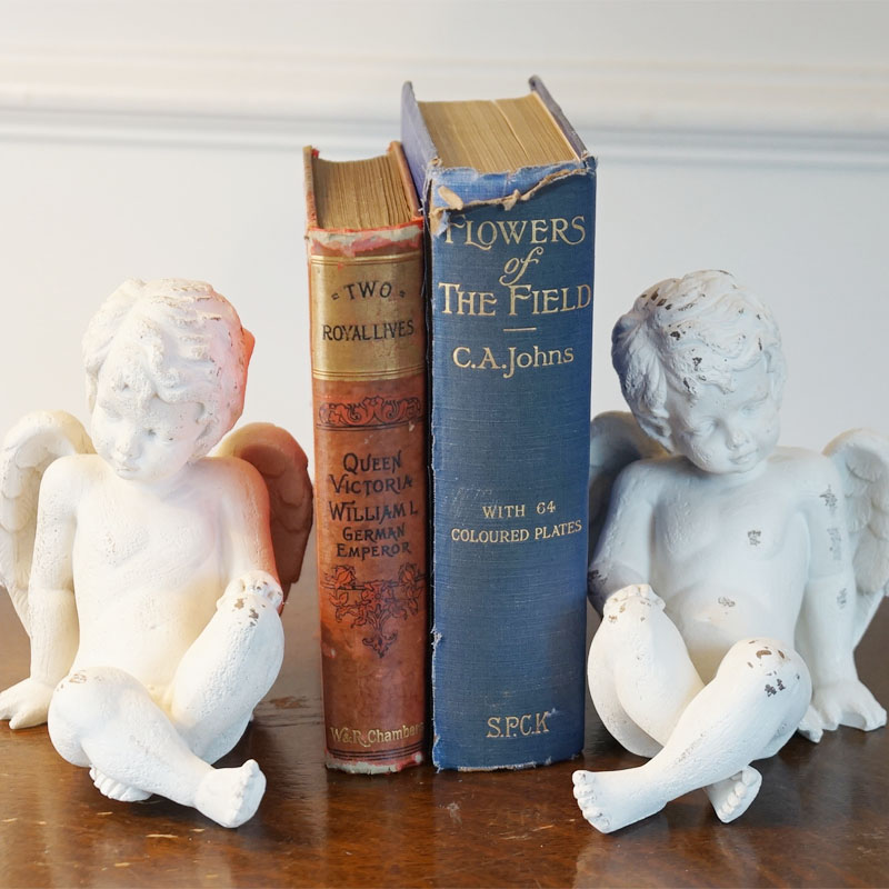 楽天市場】天使雑貨 エンジェル 天使のブックエンド 天使 置物 (2体