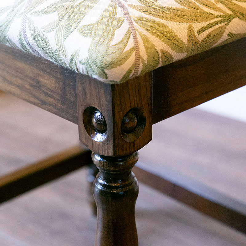 楽天市場】アンティーク家具風 スツール 木製 オーク脚 ウィリアム