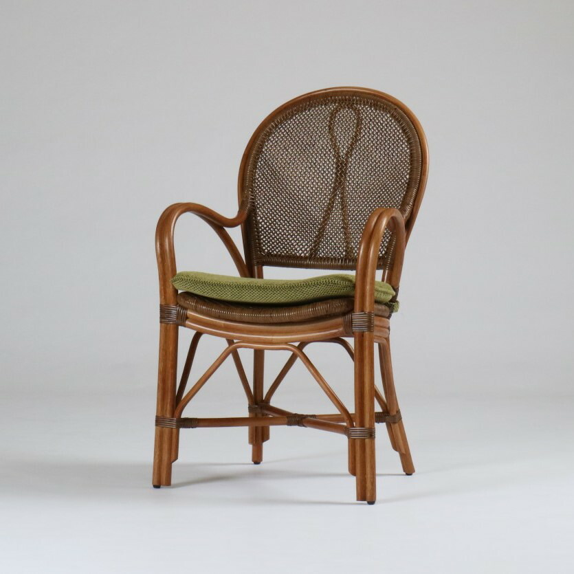 楽天市場】Kazama 風間 籐家具 ラタン ニューマリアームチェア(AB