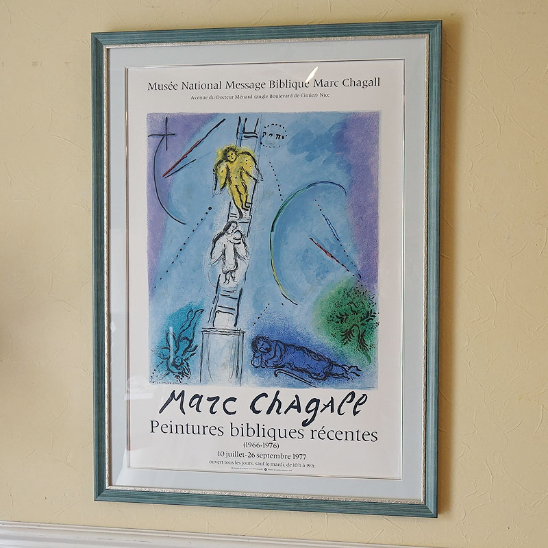 楽天市場】ヴィンテージ マルク シャガール画 「 ヤコブのハシゴ