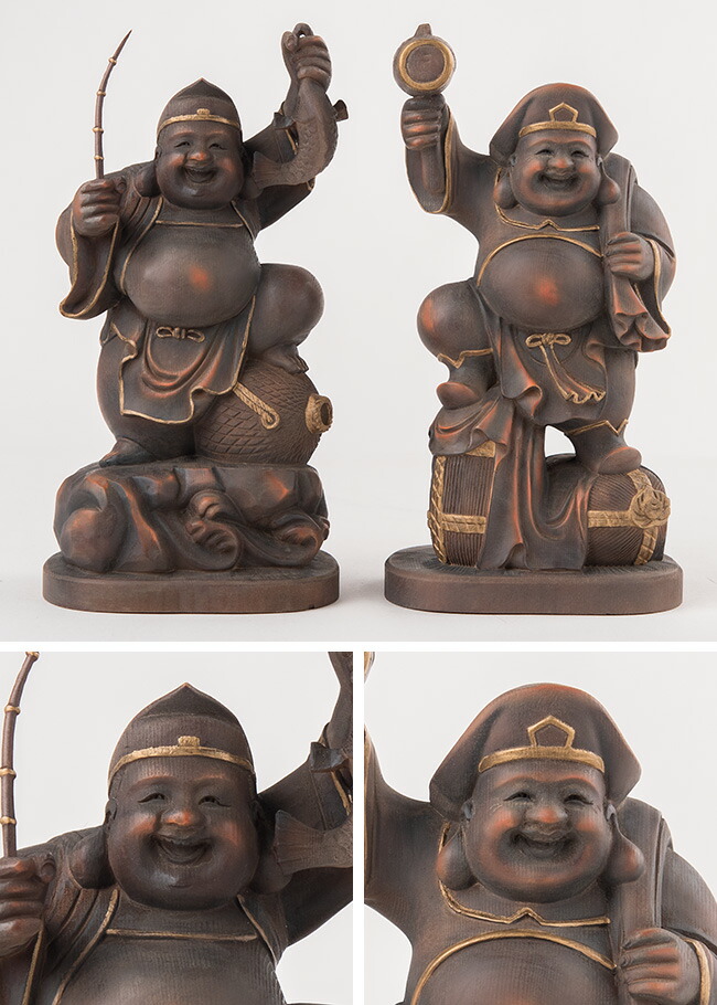 楽天市場】【特典あり】定額山壽量院 御祈開眼 恵比寿大黒天 古美彩色