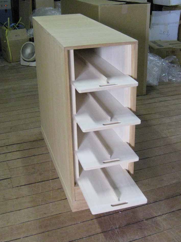 楽天市場】掛け軸収納庫桐たんす桐軸入れ掛軸ケース総桐掛け軸収納庫