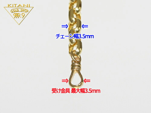 楽天市場】K18 ブレスレット ミニ・スパルタカス 幅3.5mm/全長20cm