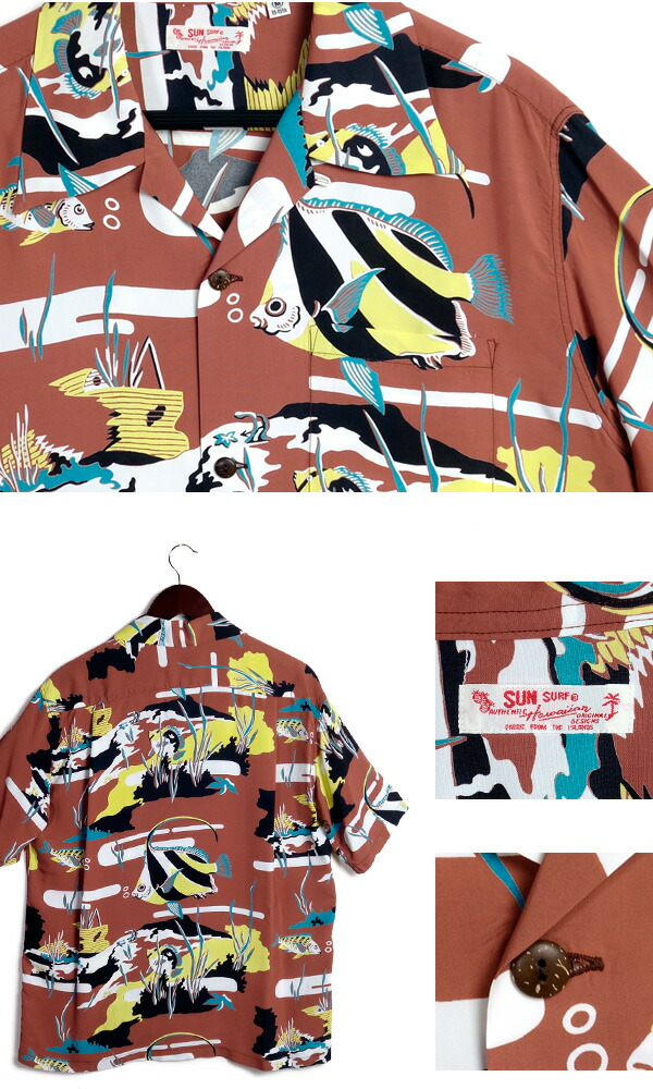 楽天市場】SUNSURF サンサーフ アロハシャツ “MOORISH IDOL” SS39029