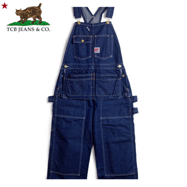 楽天市場】TCBジーンズ デニム オーバーオール “HANDYMAN PANTS” : 着太郎